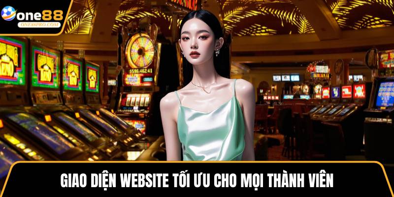 Giao diện website tối ưu cho mọi thành viên