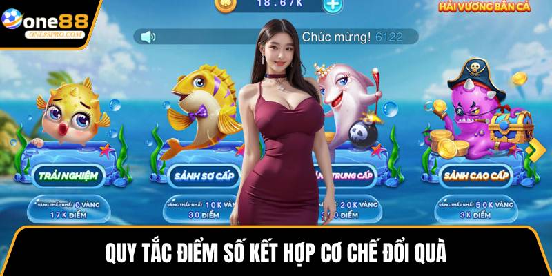 Quy tắc điểm số kết hợp cơ chế đổi quà