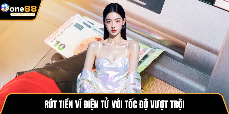 Rút tiền ví điện tử với tốc độ vượt trội