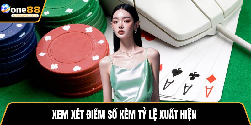 Xem xét điểm số kèm tỷ lệ xuất hiện